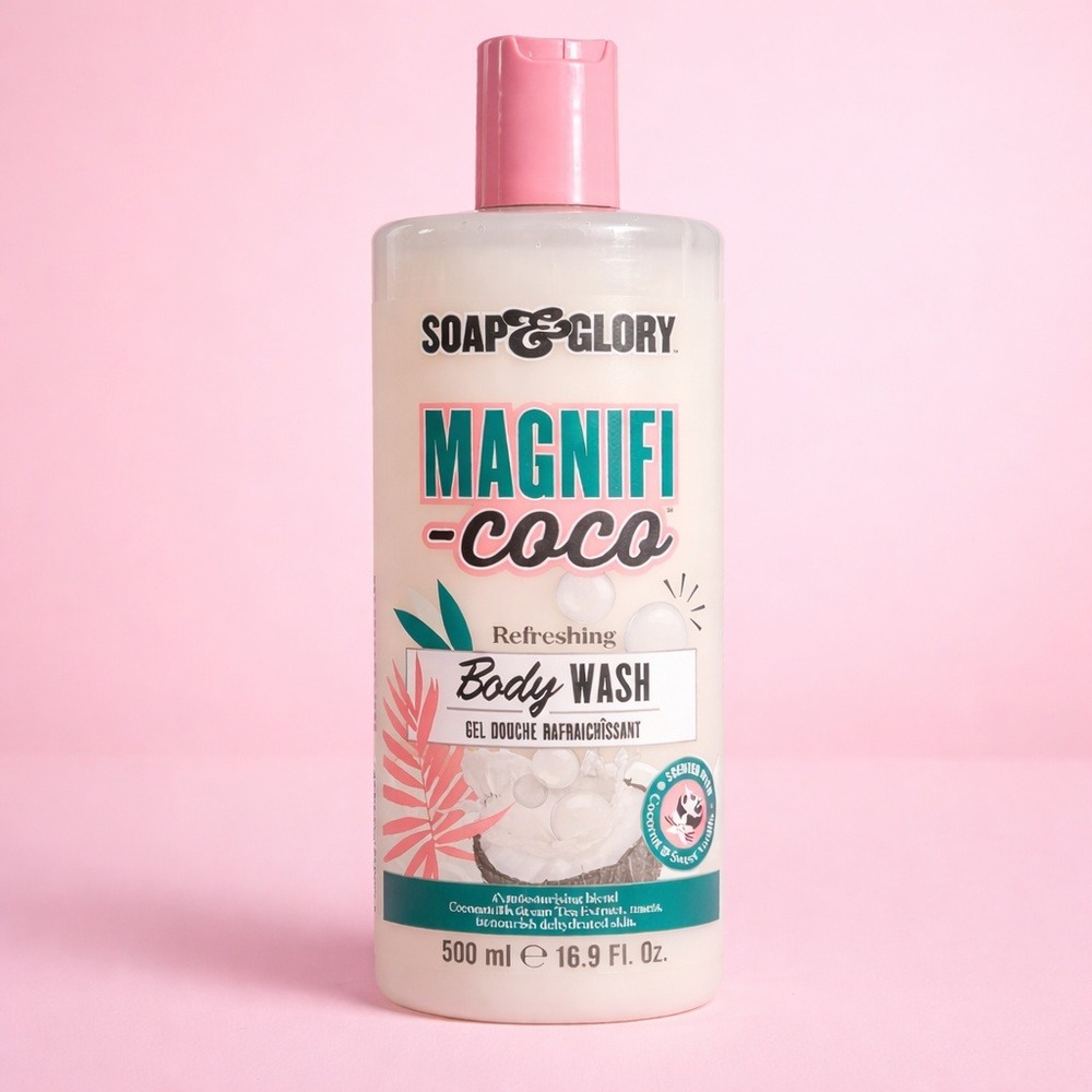 Soap & Glory Magnifi-Coco Refreshing Body Wash Coconut & Vanilla 500ml 16.9 floz